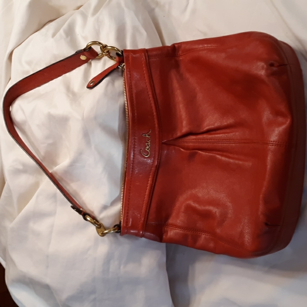 Coach Red Hand Bag